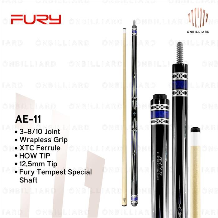 Fury Tempest AE Series AE-4 AE-5 AE-6 AE-7 AE-8 AE-10 AE-11 AE-12 AE-13 AE-14 Cue Stick Stik