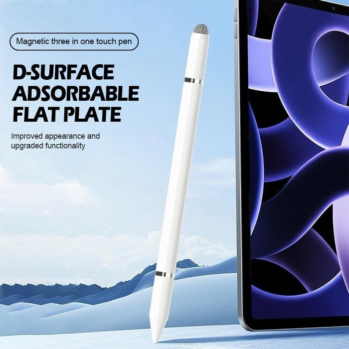 

Ready JT Pen Touch Screen 3-in-1 dengan Suction Magnet dan Bola Ujung