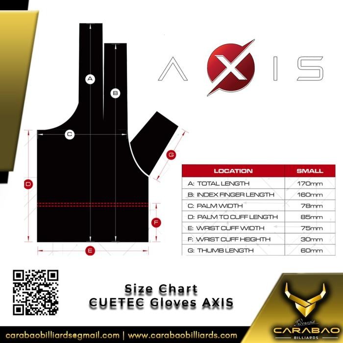 Cuetec Glove Axis Black