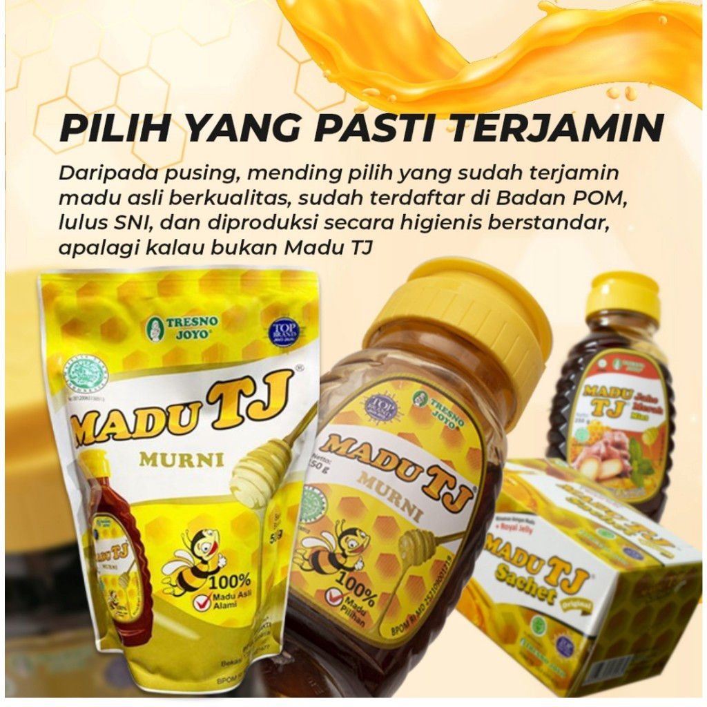

Madu Tj Murni 500gr Refill Pouch / Madu Asli Menjaga Daya Tahan Tubuh / Tanpa Pengawet / MyLedi
