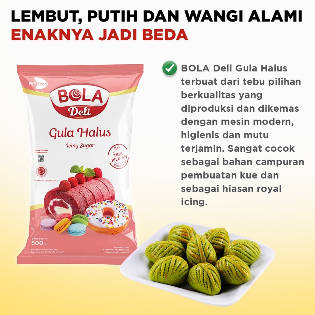 

BOLA Deli Gula Halus 1 kg
