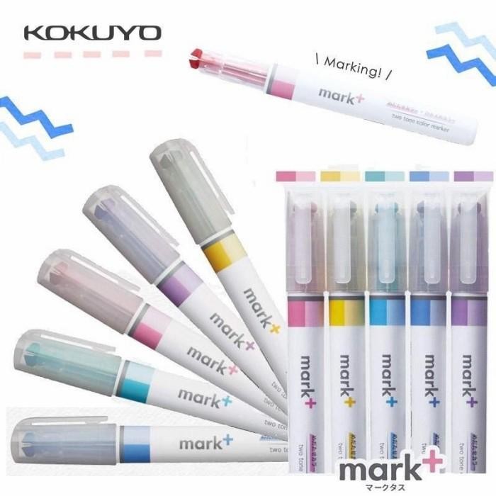 

Ready JT Kokuyo Mark+ Two Tone Color Highlighter