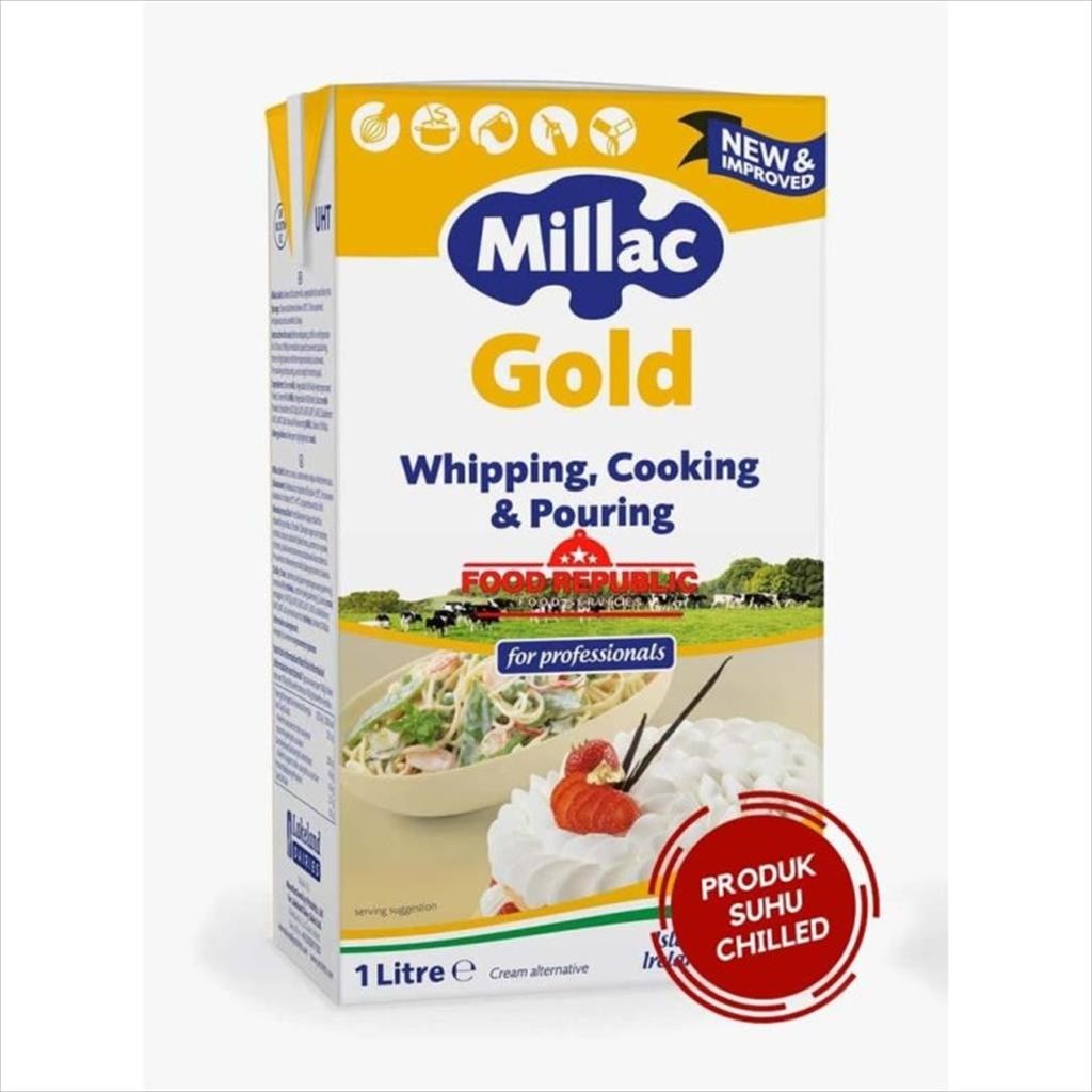 

MILLAC GOLD Whip / Whipping Cream 1 KG Halal Import Non Dairy