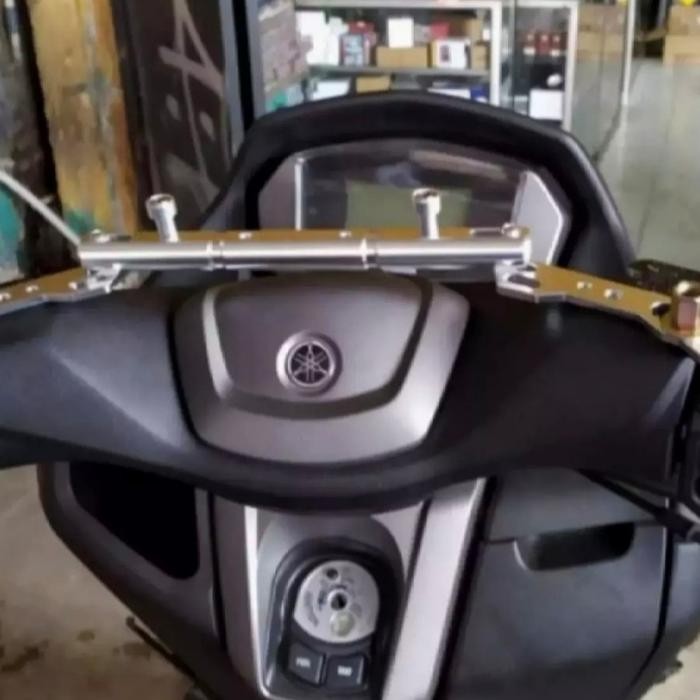 Stabilizer Stang Motor Breket Holder Hp Smartphone Cnc Nmax Aerox Vario Beat Mio Xmax Scoopy Fino