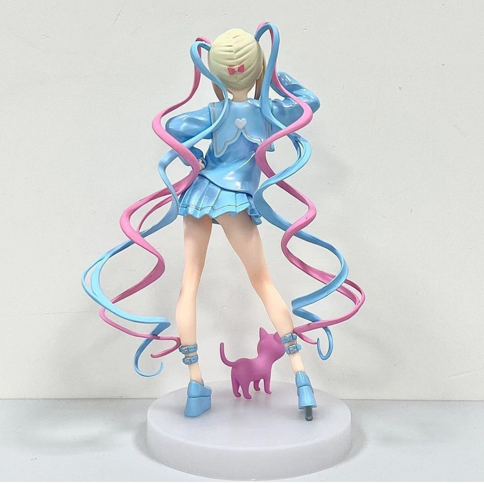 New Needy Girl Overdose Anime Figure Pop Up Parade Kangel Action Figures Virtual Uploader Pvc
