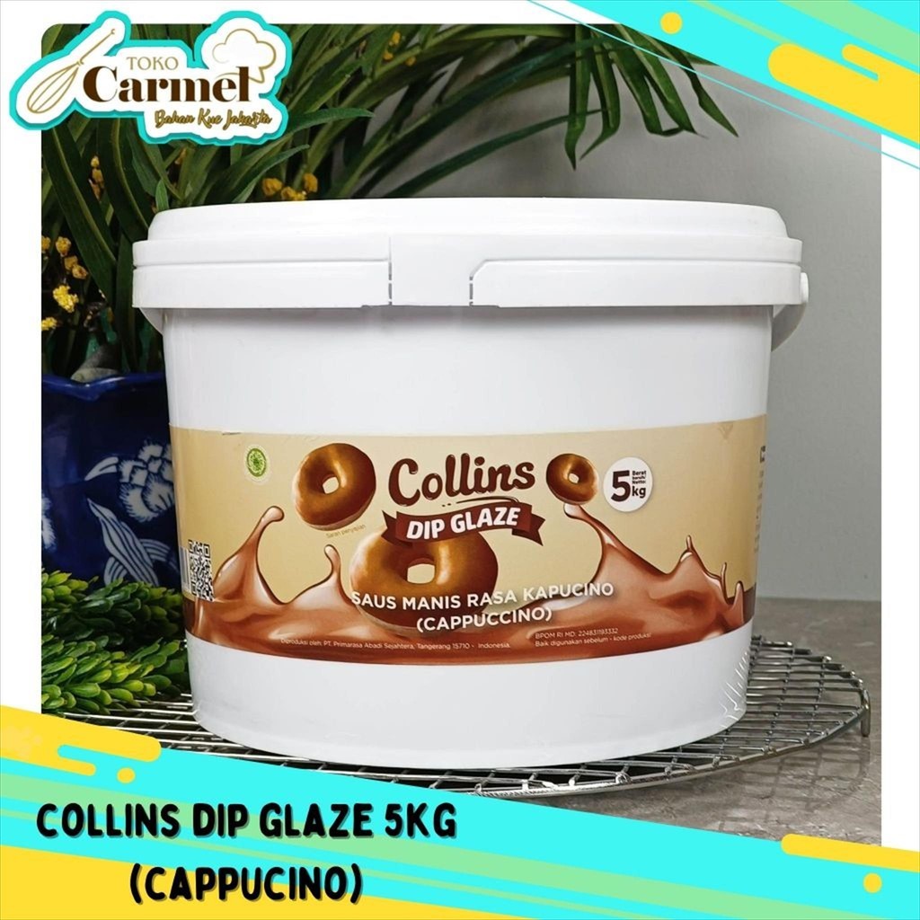 

Collins Dip Glaze 5kg - Topping Dipping Glaze Aneka Rasa Chocolate Tiramisu Milk Green Tea