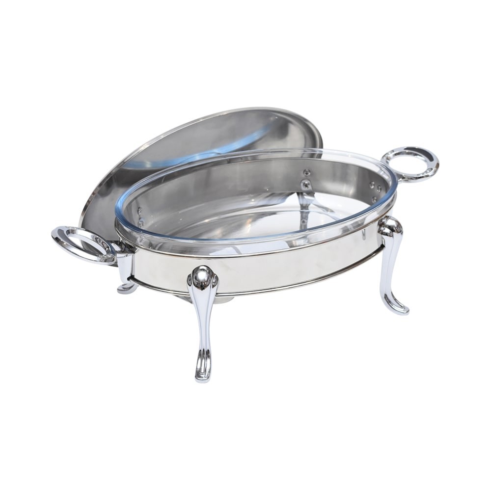 Informa Appetite 2.4 ltr Penghangat Makanan Ellipse Chinese Food Warmer Wadah Saji Dengan Penghangat