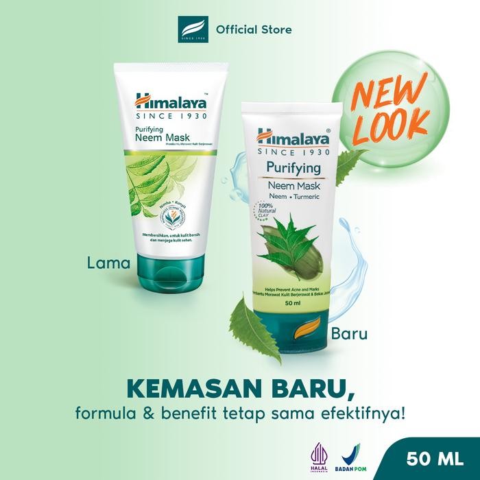 

Terlaris Himalaya Purifying Neem Face Mask 50Ml - Masker Wajah Untuk Jerawat Acne Skincare Kunyit