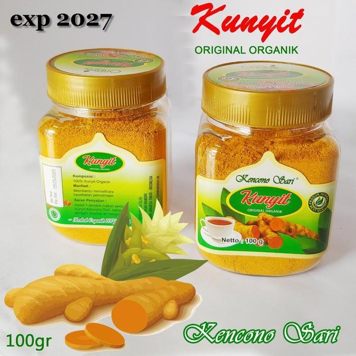 

Terlaris Kunyit Bubuk Original / Jamu Organik Kencono Sari 100 Gr 100% Asli
