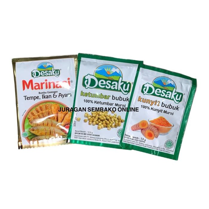 

Terlaris Desaku Bumbu Gorengan Marinasi Ayam Tempe Ikan Ketumbar Kunyit