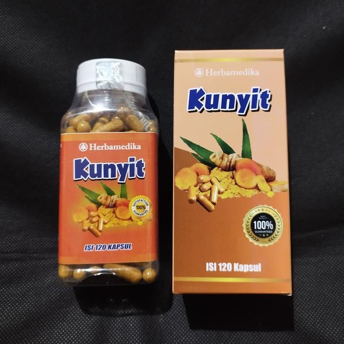 

Terlaris Kapsul Kunyit Herbamedika [ Isi 120 Kapsul ]