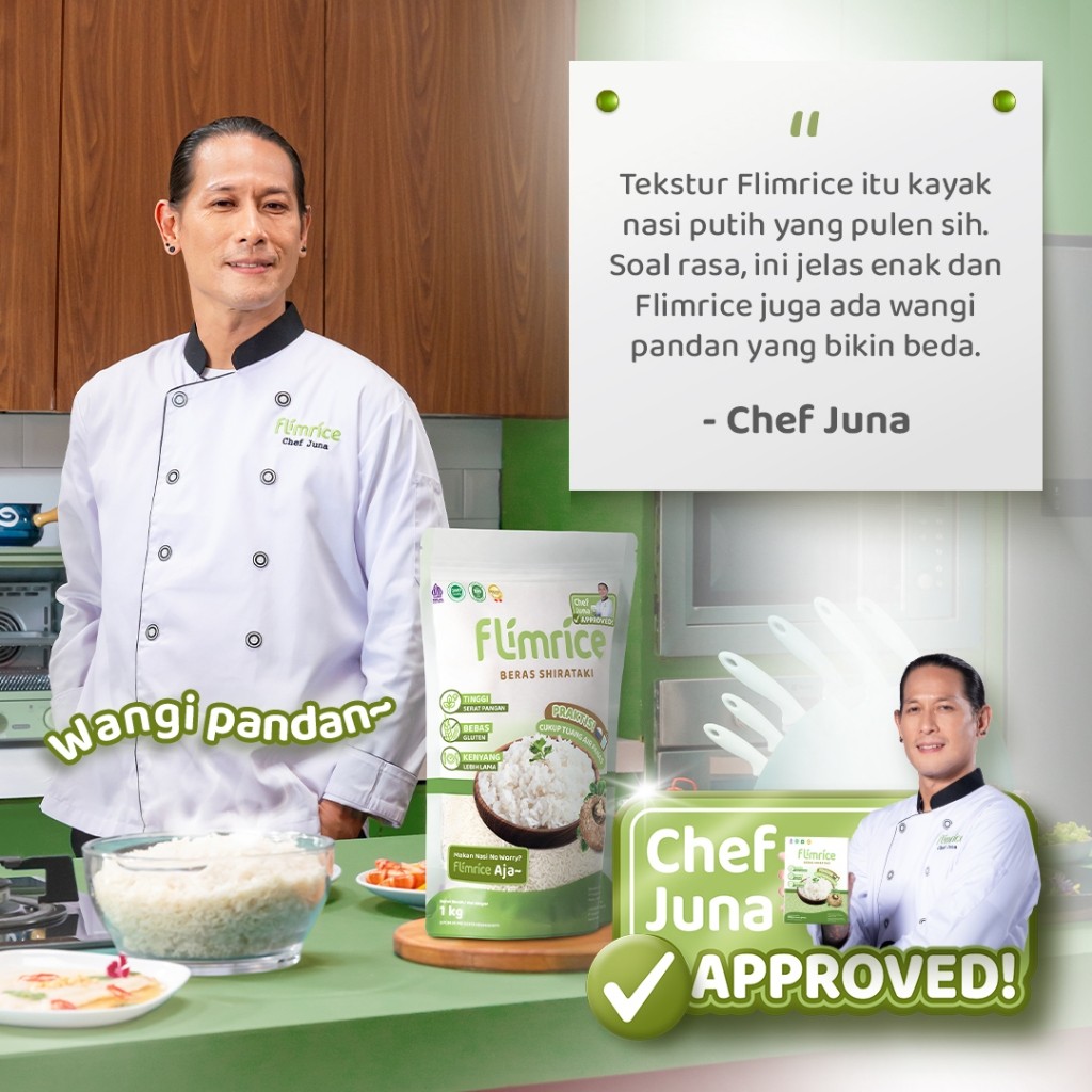 

[New Launch] Flimrice Nasi Shirataki (Nasi Diet) - 1 kg