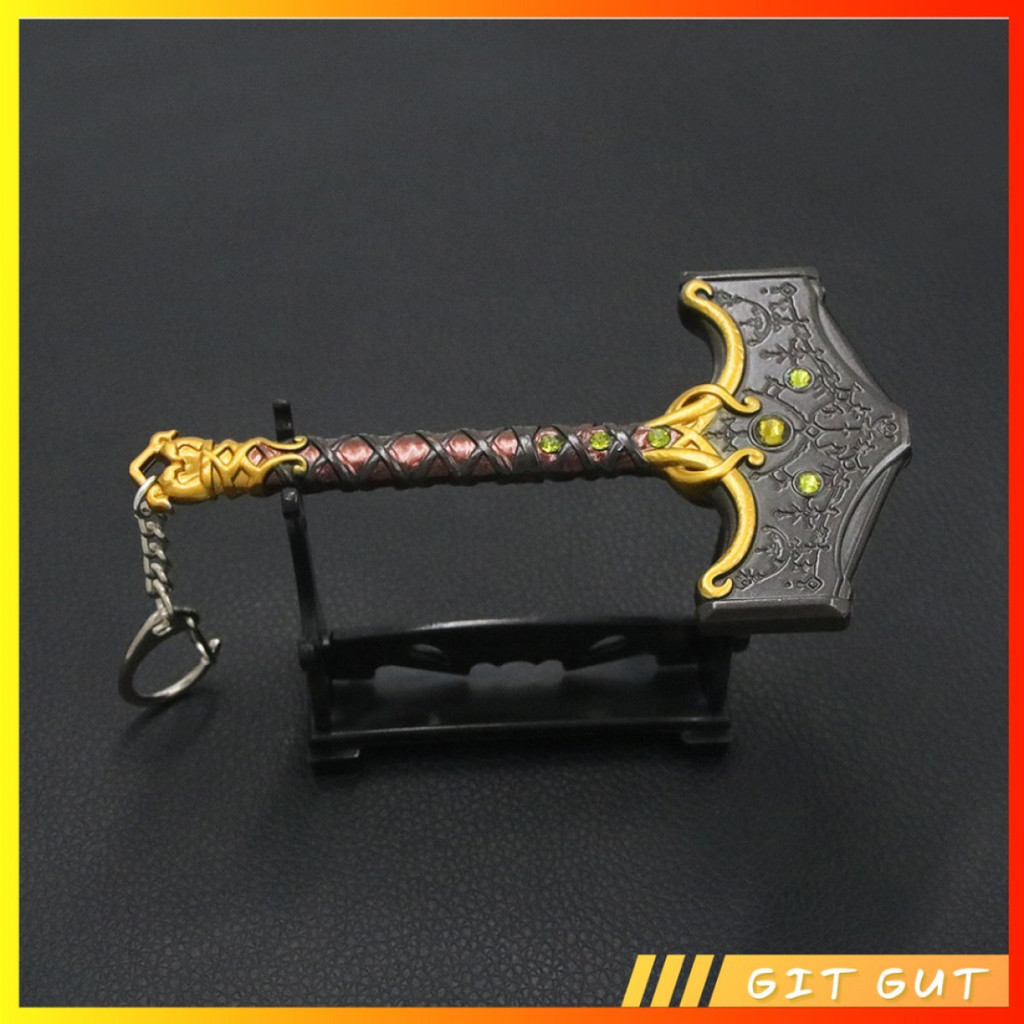 Fresh Finds Keychain Gantungan Kunci God Of War Kratos Axe Blade