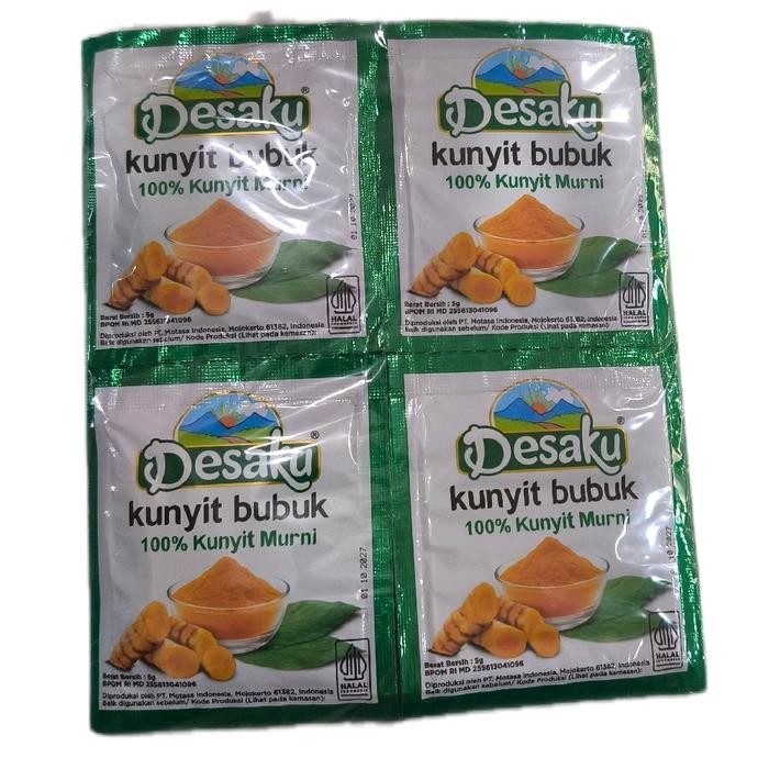 

Terlaris Desaku Kunyit Bubuk Isi 12Saset