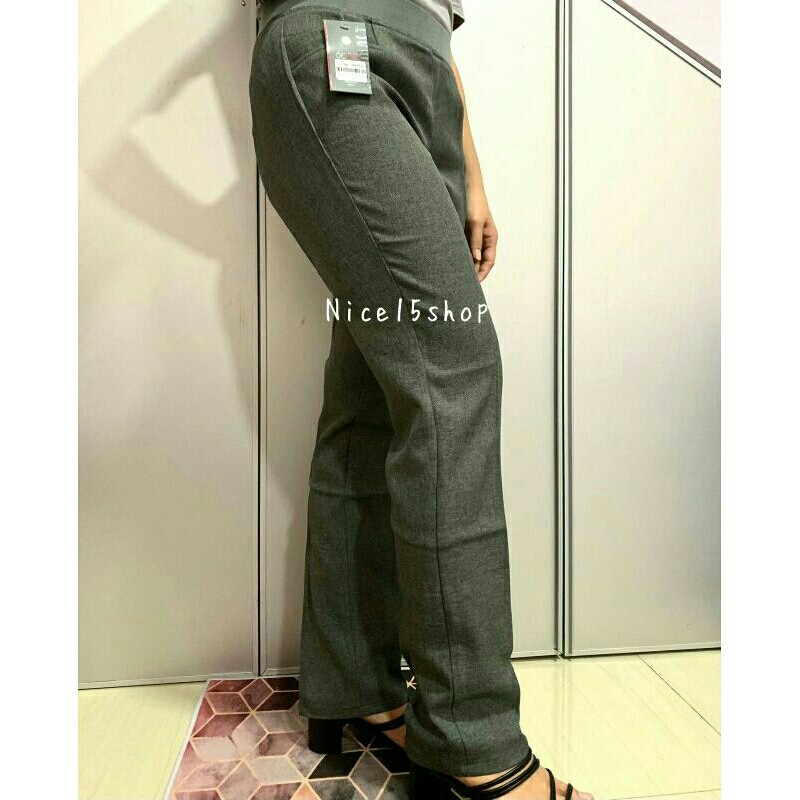 Pola Mewah Celana Kerja Wanita Merk De Most Pinggang Karet