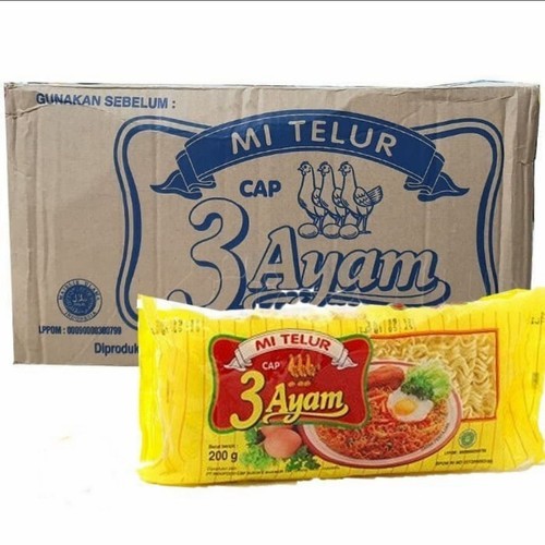 

MIE TELUR 3 AYAM DUS ( 20 PCS )
