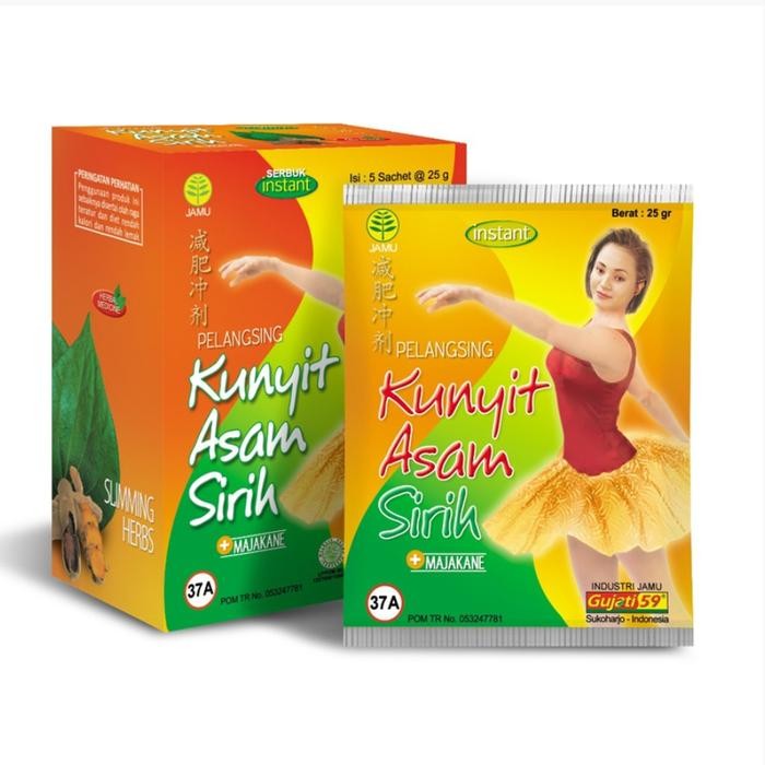 

Terlaris Jamu Gujati Kunyit Asam Sirih Plus Majakane (5S @ 25Gr)