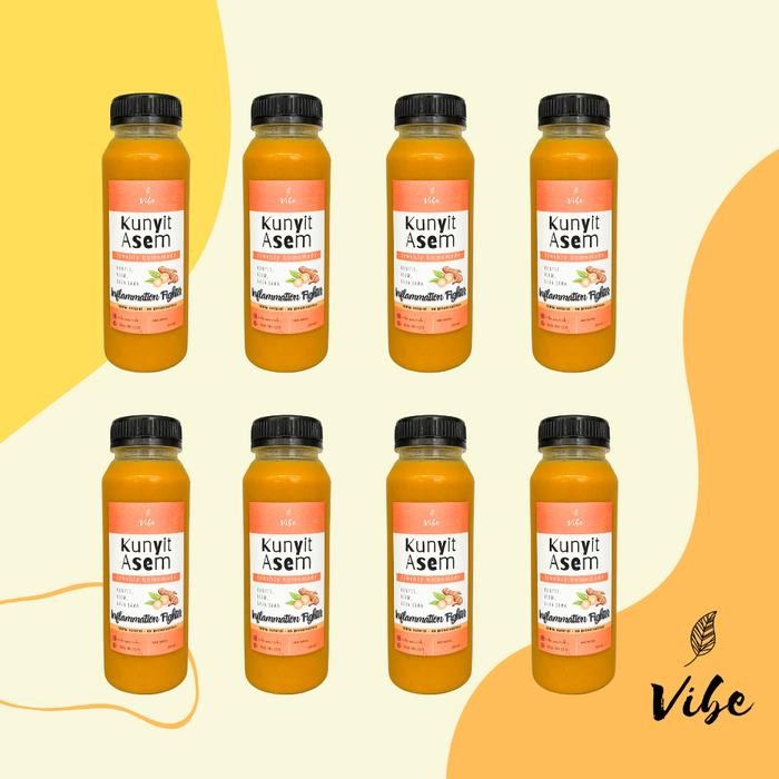 

Terlaris Paket Hemat Jamu / Box Isi 8 Jamu Kunyit Asem / Kunyit Asem Homemade