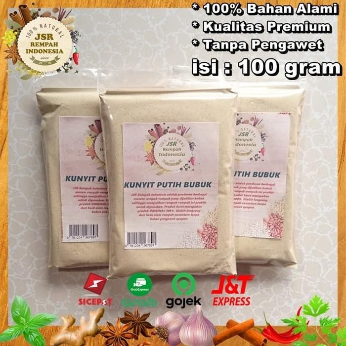 

Terlaris Kunyit Putih Bubuk Isi 100 Gram Asli 100% Rempah Ground Curcuma