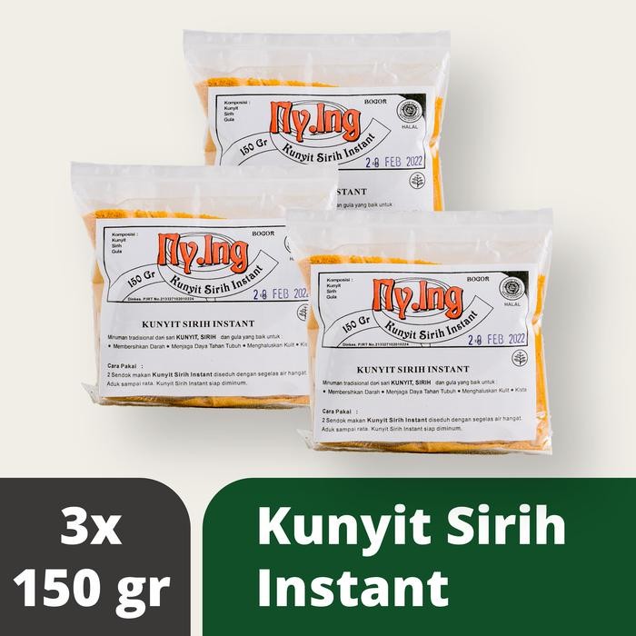 

Terlaris Jamu Ny. Ing Kunyit Sirih Instan (Paket 3 Pcs)