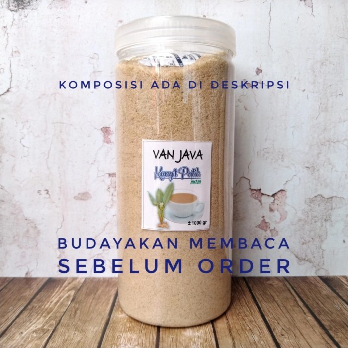 

Terlaris Minuman Sehat Menyehatkan Kunyit Putih Instan Van Java 1Kg