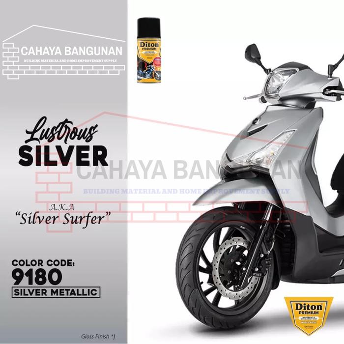 JTTOP" PYLOX DITON PREMIUM SILVER METALLIC 9180 SILVER METALIK SPARKLING