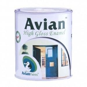 JTTOP" CAT BESI/KAYU AVIAN 1 KG SUPER BLACK DOFF