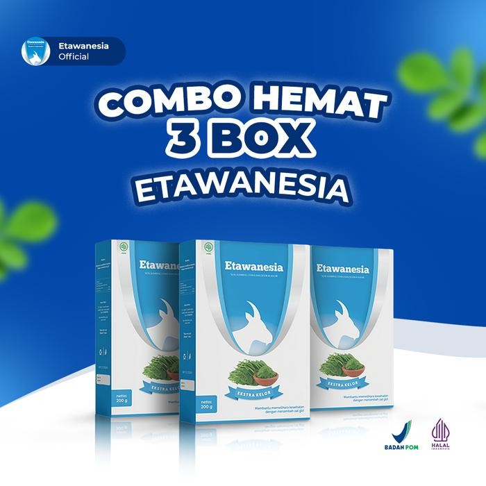 

Ready- Susu Etawa Pilihan Dokter Etawanesia Paket 3 Box - Susu Kambing Etawa Premium + Ekstrak