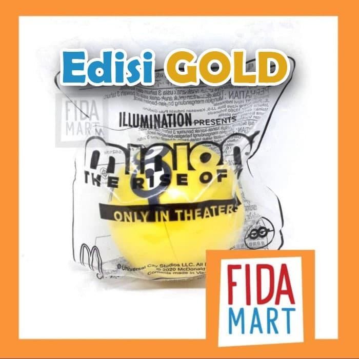 ASLI Happy Meal Minion Minions McDonalds Mcd Figure Seri Gold