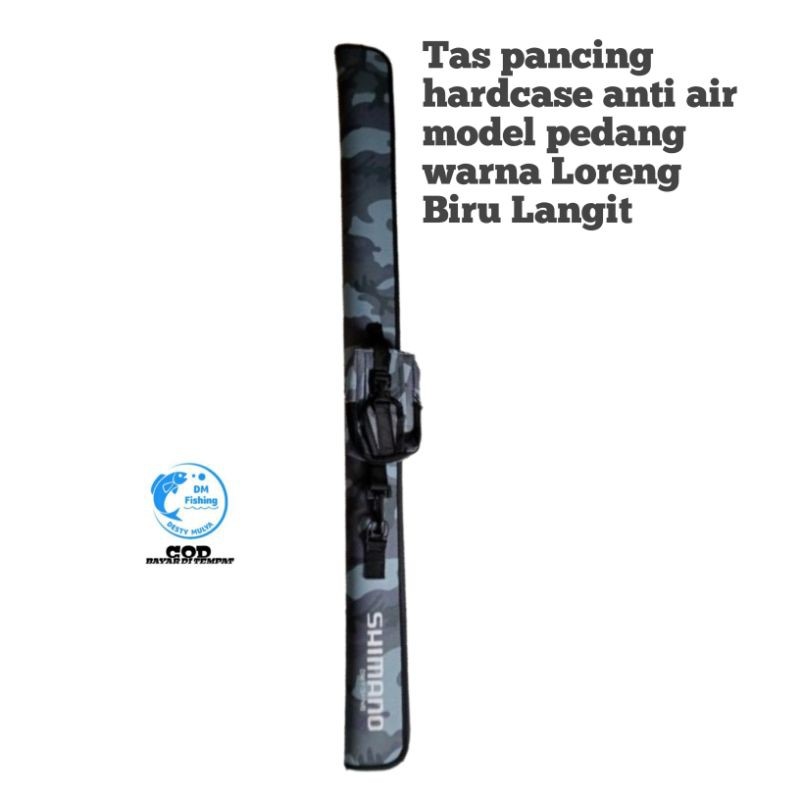 Tas Pancing Hardcase Fiber Anti Air Model Pedang Muat Joran Tegek 5 Buah