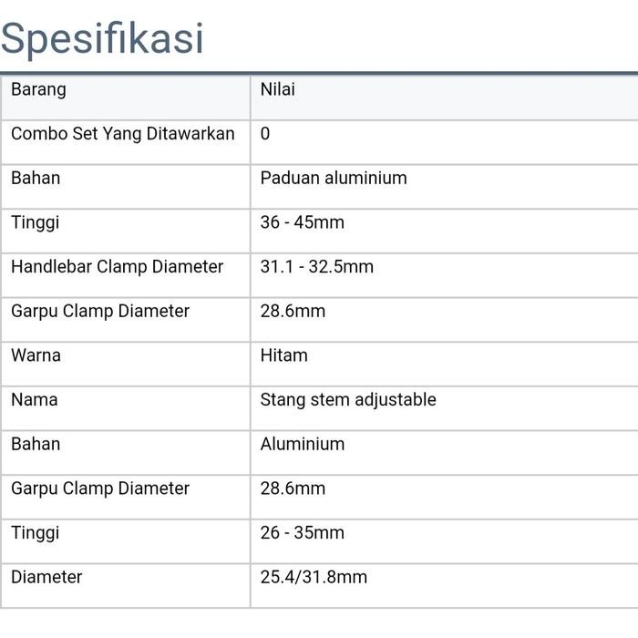 Bagus Adjusment Stem Handlebar Fmf Xtr Alluminium Alloy Stang Sepeda Mtb Outdoor
