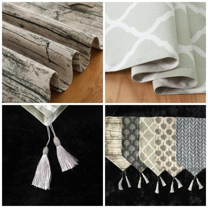 JTTOP" TAPLAK MEJA MAKAN MODERN / TAPLAK MEJA LINEN MODERN