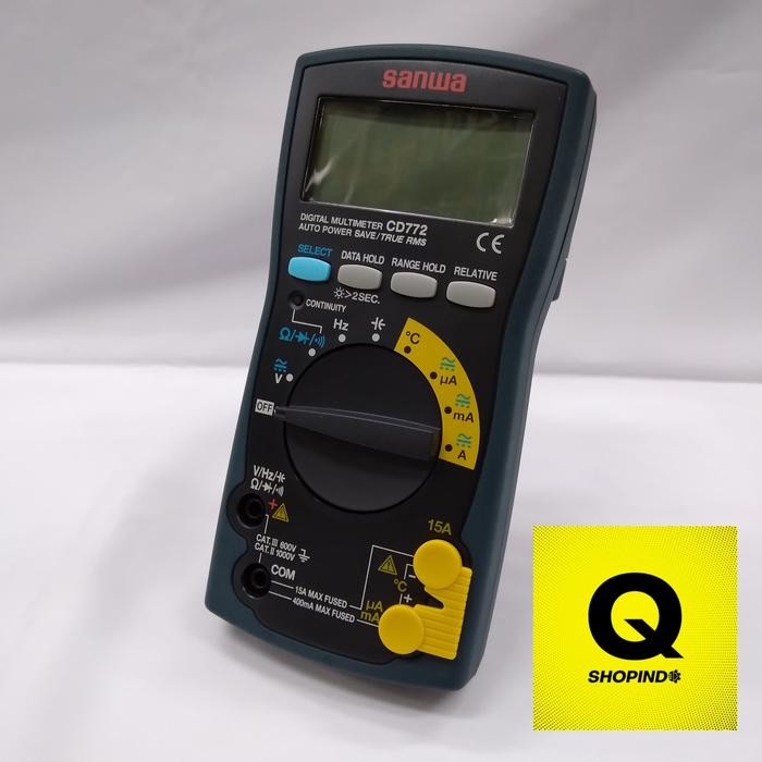 Paling Baik Sanwa Cd772/Cd 772 Multimeter Multitester Avometer Digital