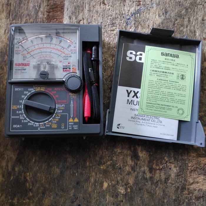 Paling Laris Multitester Sanwa Analog Yx360Trf Made In Japan