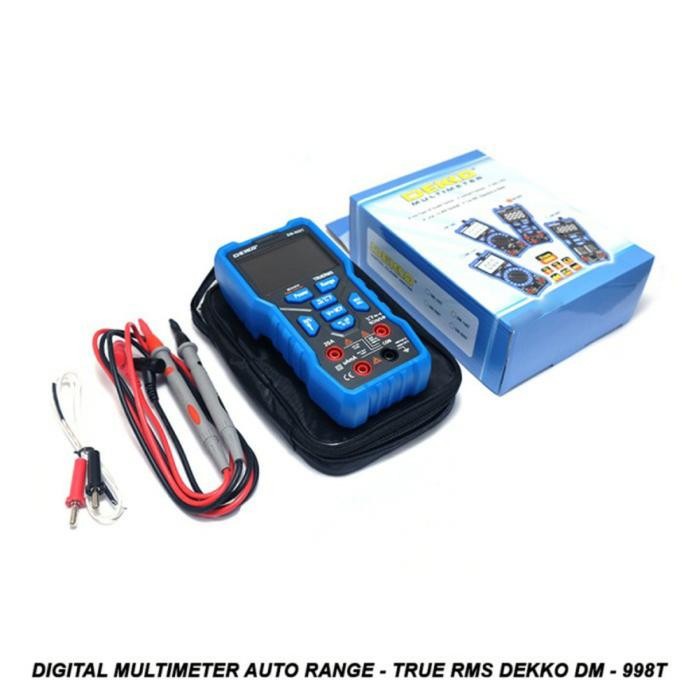 Sale Dekko Dm-998T Digital Multimeter Auto Range - True Rms - Multitester