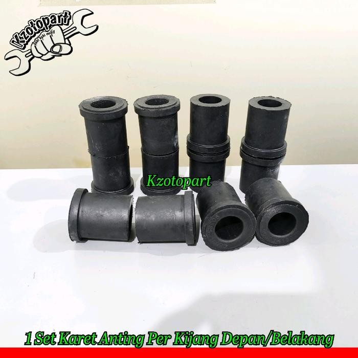 Berkahsspeed 1 Set Karet Anting Per Bushing Per Daun Kijang Super Kijang Kotak Kapsul Grand 5K Kf40