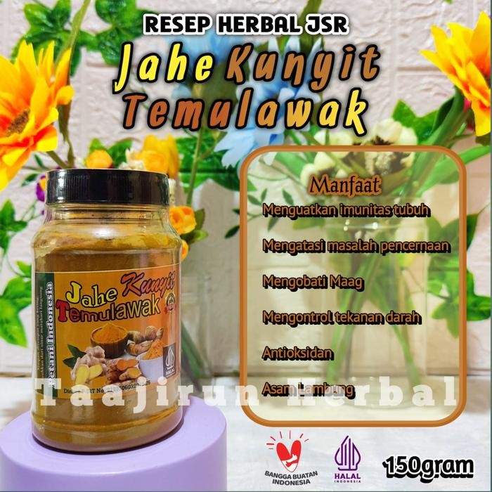

Terlaris Ramuan Herbal Jamu Bubuk Jsr Temulawak Jahe Dan Kunyit 150Gr