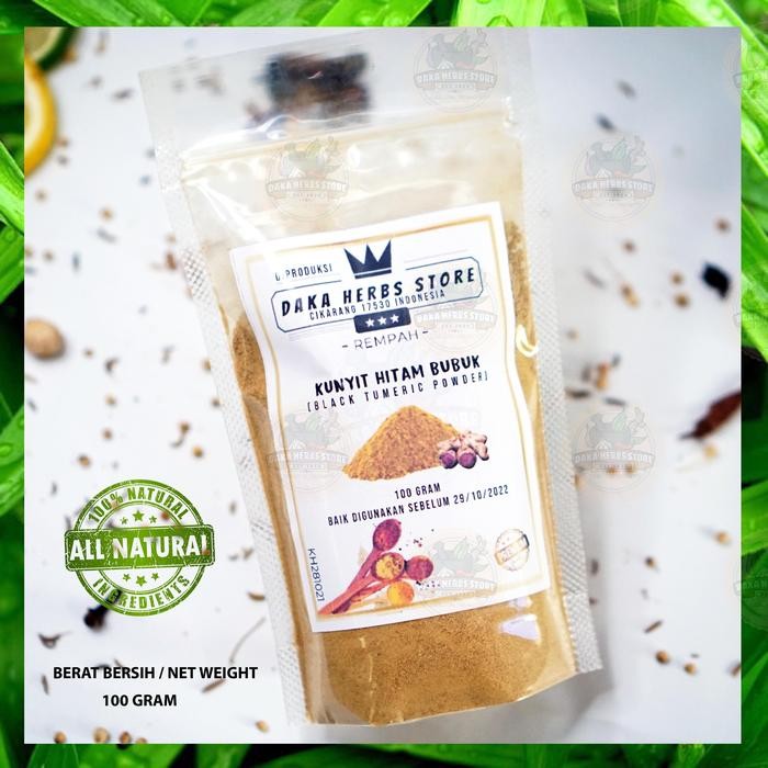 

Terlaris Kunyit Hitam Bubuk/ Temu Ireng