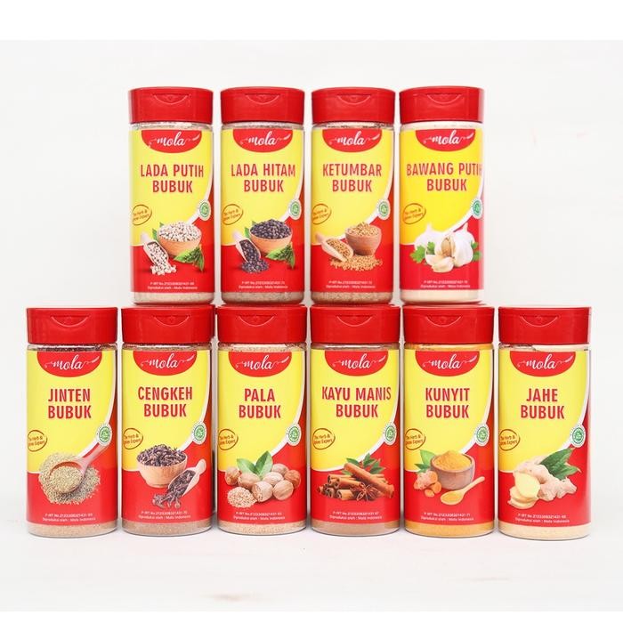 

Terlaris Bumbu Bawang Putih Pala Lada Kunyit Ketumbar Kayu Manis Jinten Bubuk