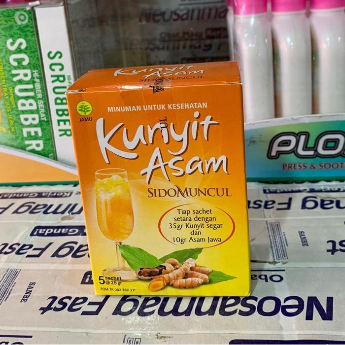 

Terlaris Kunyit Asam Sidomuncul/Box