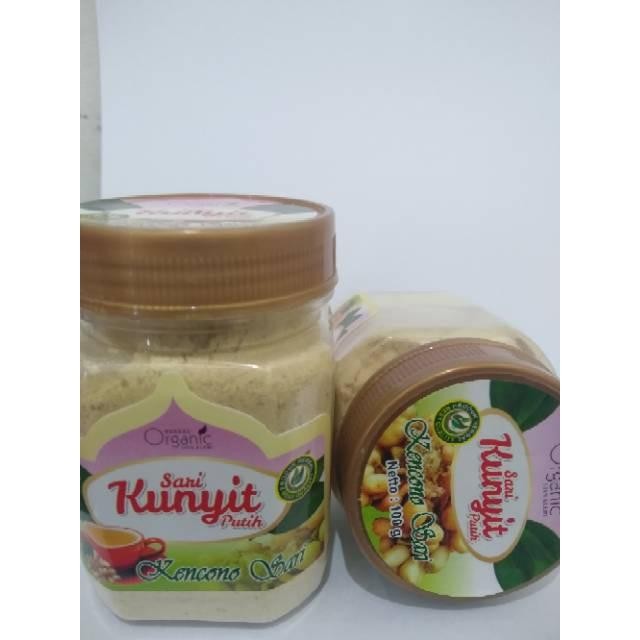 

Terlaris Sari Kunyit Putih Murni Serbuk Organik Kencono Sari Neto 100 Gram