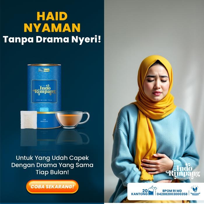 

Terlaris Bio Gold - Indo Rimpang Premium Tea Celup Bahan Herbal Alami Kunyit, Sereh, Jahe, Lengkuas,