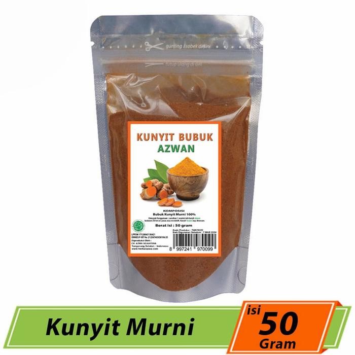 

Terlaris Kunyit Bubuk Murni Azwa Tanpa Gula