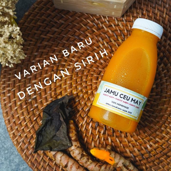 

Terlaris Jamu Kunyit / Kunir Asem Dengan Sirih Reguler Pax (350 Ml)