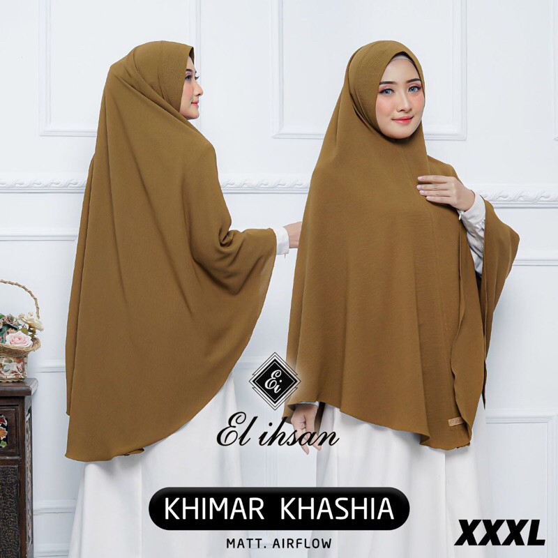 Jilbab Jumbo Hijab Instan Khimar Syari Bergo Crinkle