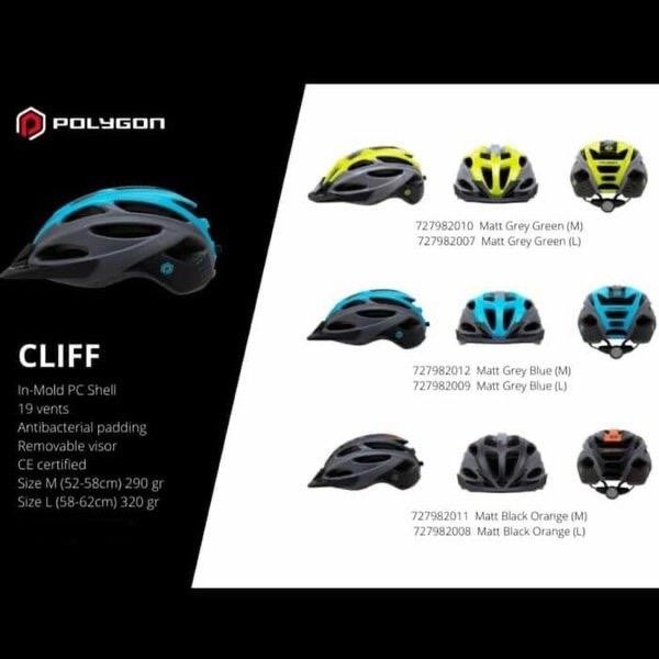 Helm Sepeda Gunung Mtb Polygon Cliff #Gratisongkir #Sale #Discount