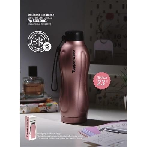 Tupperware insulated eco bottle / termos botol minum