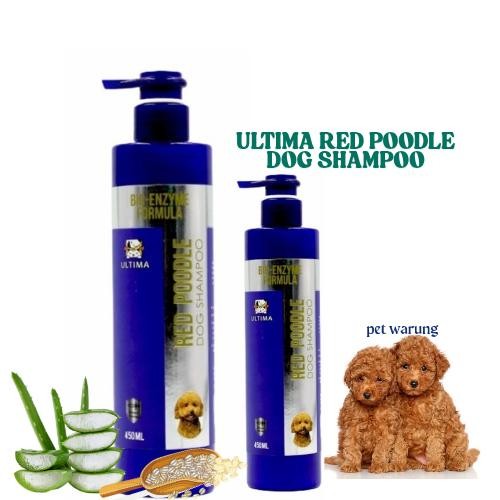 Ultima Red Poodle Dog Shampoo 450ml Shampoo Anjing Poodle