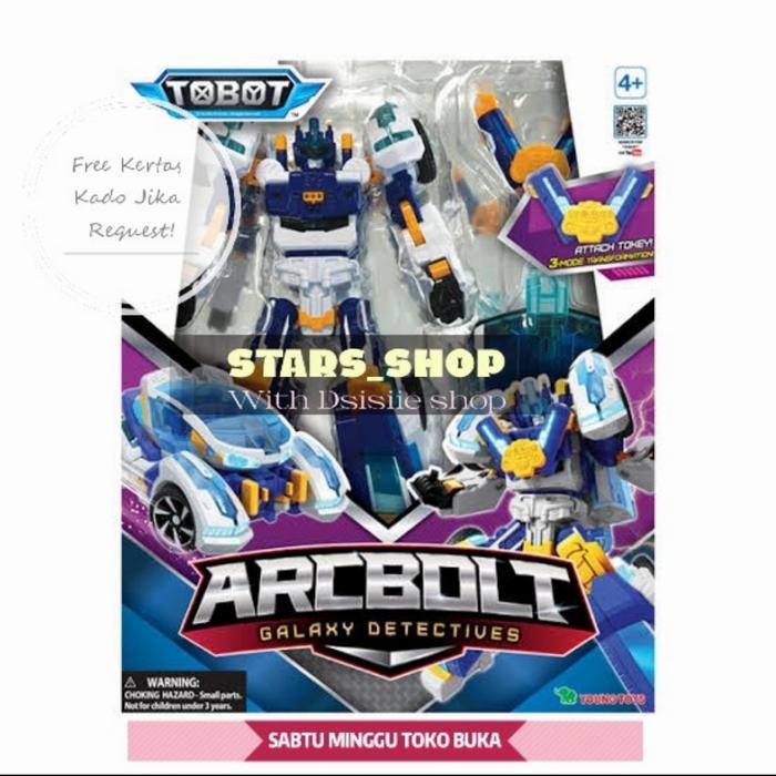 Tobot Galaxy Detectives Arcbolt With Attack Tokey 2 Mode Original