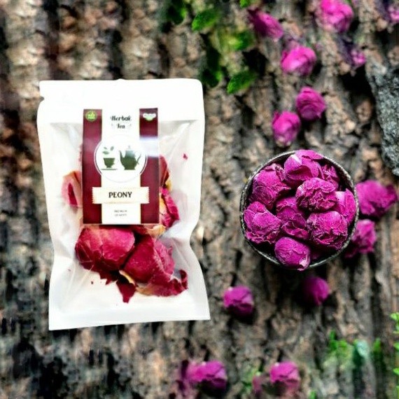 

TERMURAH!! Teh Bunga Peony / Peony Flower Tea / Herbal Tea / Teh Herbal Alami